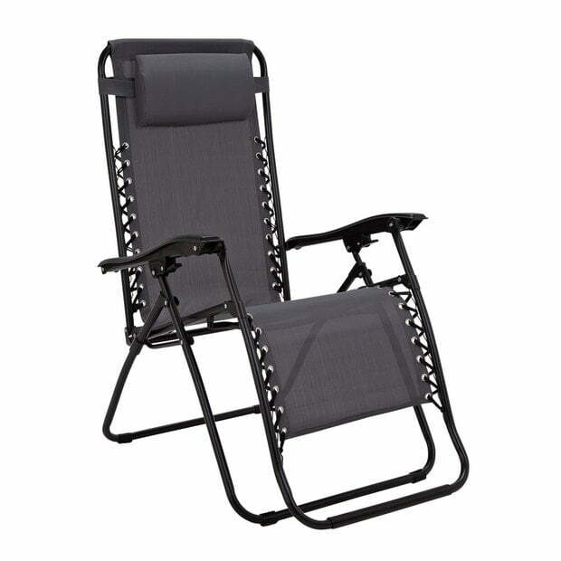 Pair of Gravity Recliner Chairs â GREY â The Mega Toy Auction